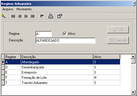 Tabelas_Storage_Controle_Regime_Aduaneiro