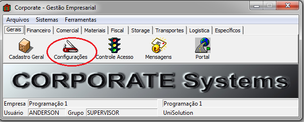 Corporate_Configurações